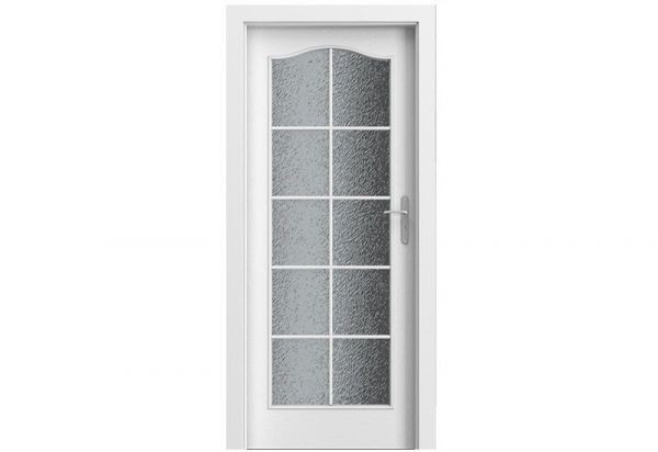 Porta Doors Foaie de ușă londra c, de interior, normă cehă (h0-2020 mm), 80 cm, alb, finisaj vopsea standard, porta doors