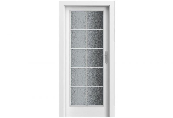 Porta Doors Foaie de ușă viena c, de interior, normă cehă (h0-2020 mm), 80 cm, alb, finisaj vopsea standard, porta doors