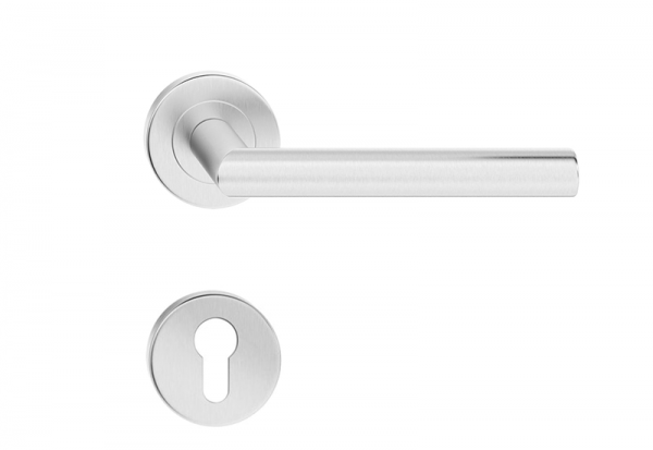Metal Bud Mâner, sigma r, oțel inoxidabil, cu rozetă cheie, metal bud