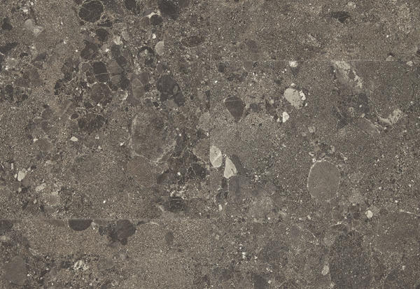 BerryAlloc Pardoseala spc, 5mm, pure tiles, terrazzo dark grey, berryalloc