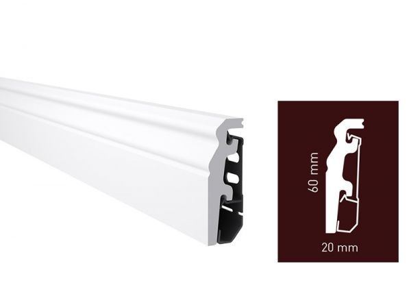 Arbiton Plintă din polimer dur, 2.4 ml, vega, p0620, arbiton