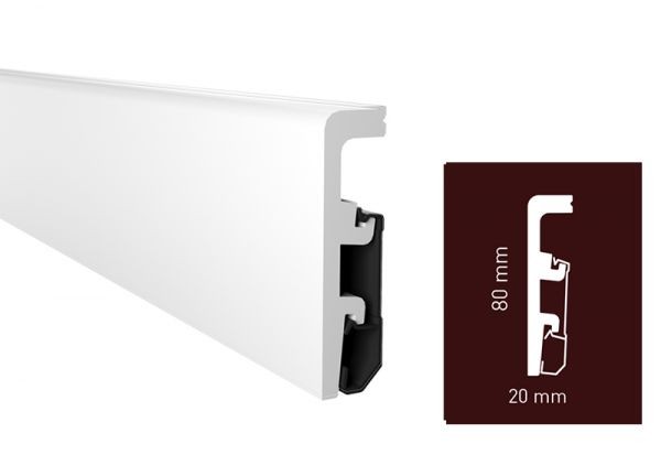 Arbiton Plintă din polimer dur, 2.4 ml, vega, p0810, arbiton