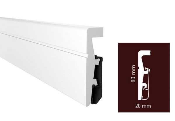 Arbiton Plintă din polimer dur, 2.4 ml, vega, p0811, arbiton