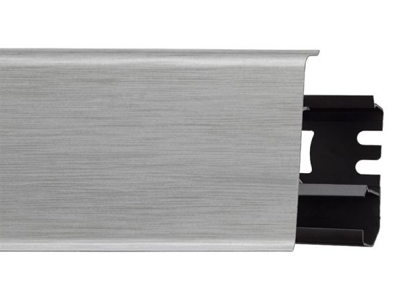 Arbiton Plintă pvc, 2500 mm, indo 41, aluminium light, arbiton
