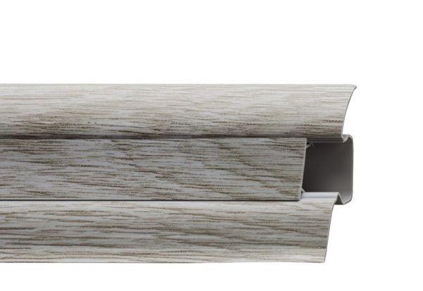 Arbiton Plintă pvc, 2500 mm, lm 55, 45 grey acacia, arbiton
