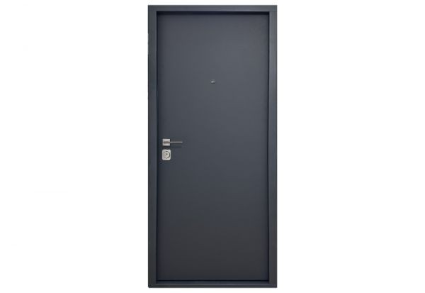 Aplot Ușă pocket bella, de intrare în apartament, normă poloneză (h0- 2060 mm), 80 cm, antracit exterior și interior
