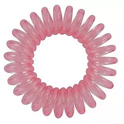 TWIDDLE Elastic par spiralat roz transparent 4 buc/set
