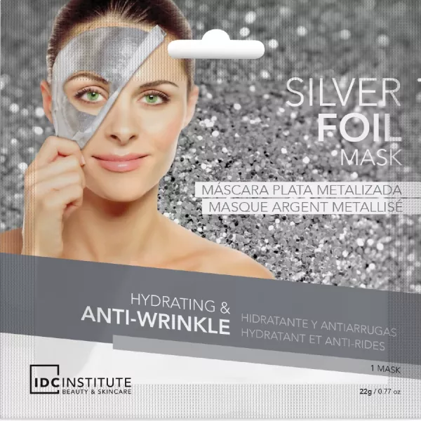 IDC Institute Masca de fata servetel cu pigment argintiu 22 GR 