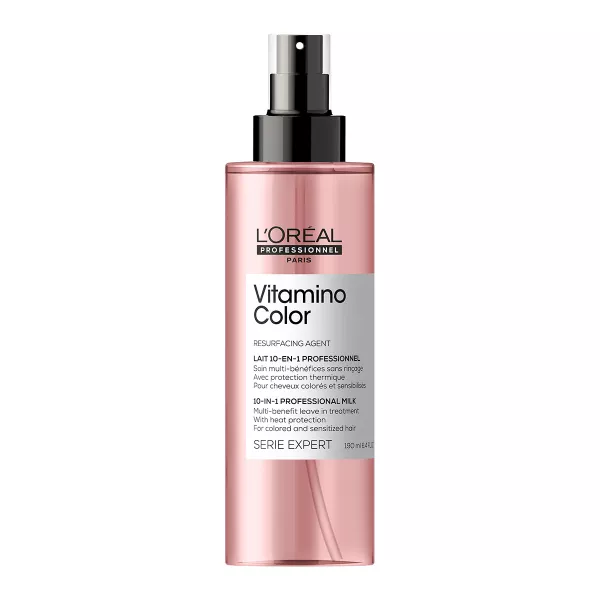 L'Oréal Professionnel Spray 10 in 1 pentru par vopsit  Serie Expert Vitamino Color resveratrol, 190 ml