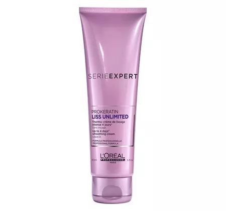 L'OREAL SERIE EXPERT Liss Unlimited Thermo Cream, Crema protectie termica si netezire, 150 ml