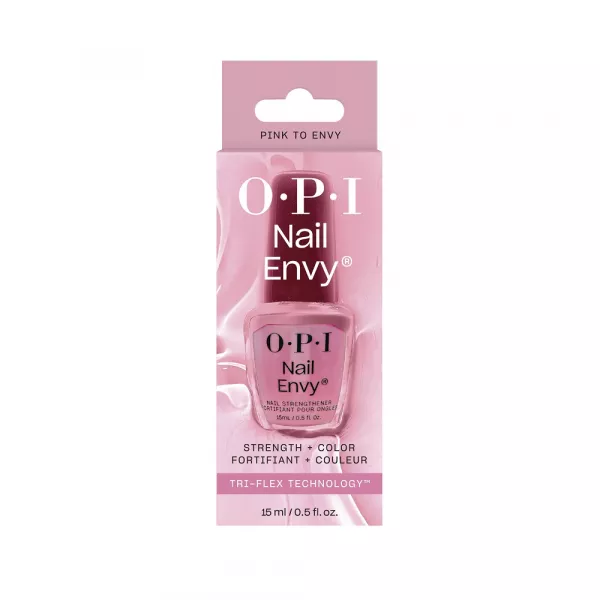 OPI Tratament pentru intarirea unghiilor Nail Envy Strength + Color, Pink To Envy, 15 ml