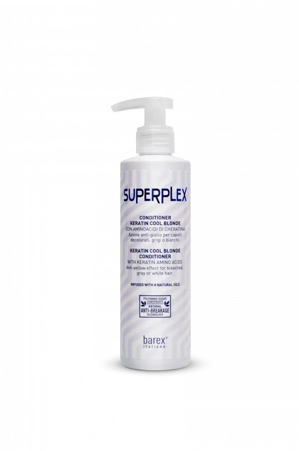 SUPERPLEX Keratin Cool Blonde, Balsam efect anti-ingalbenire, 200 ml