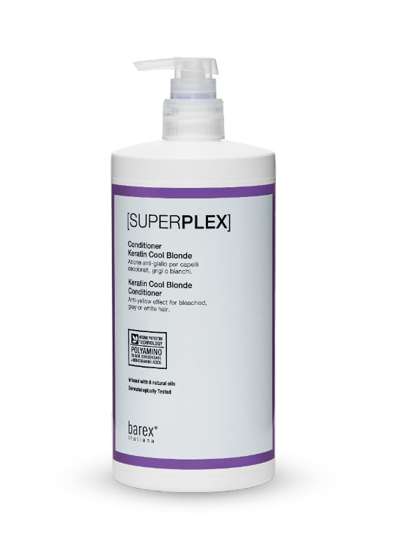 SUPERPLEX Keratin Cool Blonde, Balsam efect anti-ingalbenire, 750 ml