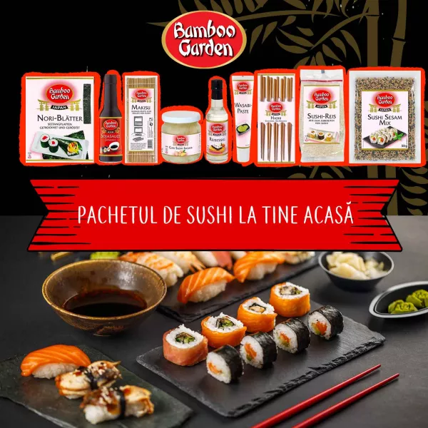 Pachet kit produse pentru sushi, Bamboo Garden
