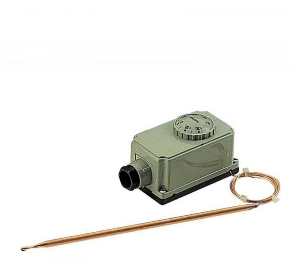 TERMOSTAT DE IMERSIE TC2, REGLAJ 0/90C, CAPILAR 1000mm - Romstal
