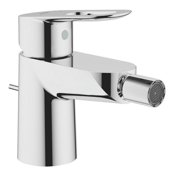 Baterie bideu, Grohe, Bauloop, cu ventil, crom lucios