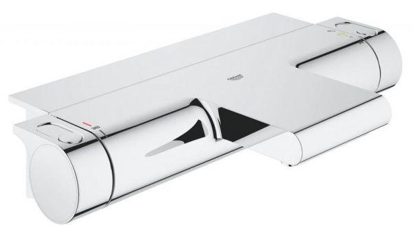 Baterie cada/dus, termostatata, Grohe, Grohtherm 2000 New, crom, fara furtun si para dus