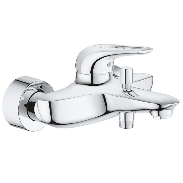 Baterie cada/dus, Grohe, Eurostyle S, crom