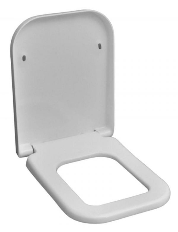Capac WC, Serel, Diagonal, soft-close, duroplast, dreptunghiular, alb