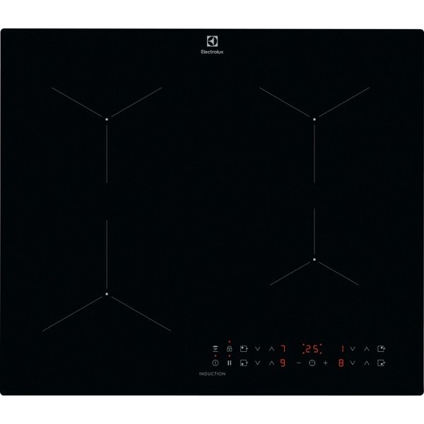 Plita incorporabila, Electrolux, LIL61434C, inductie, 4 zone de gatit, 60 cm, touch control, conectivitate hota, negru