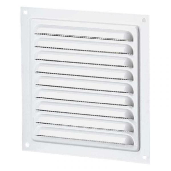 Grila aluminiu, Julien Stile, plasa antiinsecte, 150x150 mm