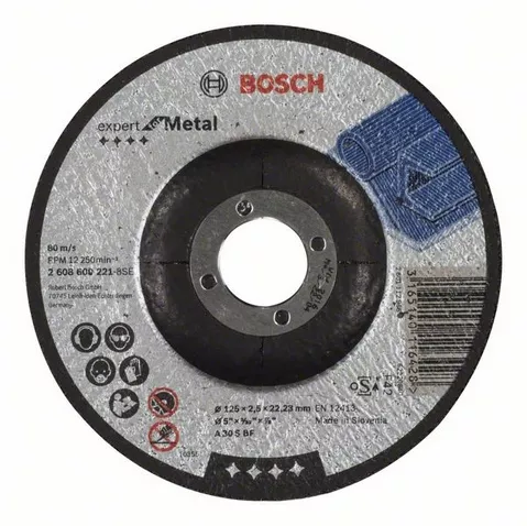Disc de taiere cu degajare Expert for Metal, 125 mm x 2.5 mm