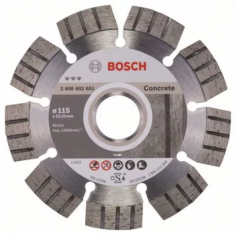 Disc diamantat Best pentru beton 115 mm