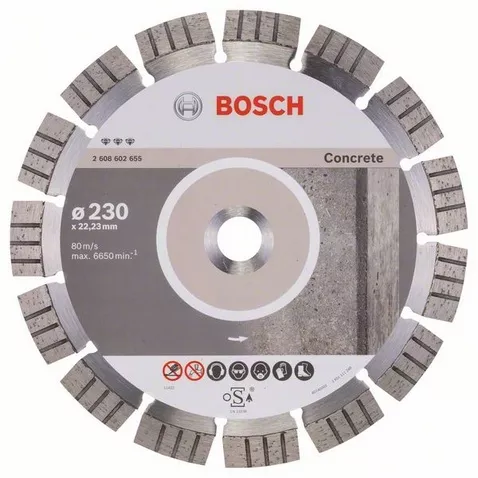 Disc diamantat Best pentru beton 230 mm