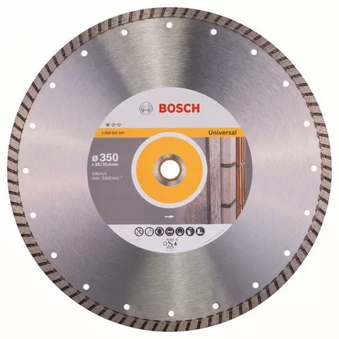 Disc diamantat Standard for Universal Turbo 350 mm x 20/25.40 mm