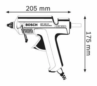 Suflante, pistoale de lipit si/sau vopsit - Pistol de lipit GKP 200 CE cod 0601950703, saldepot.ro