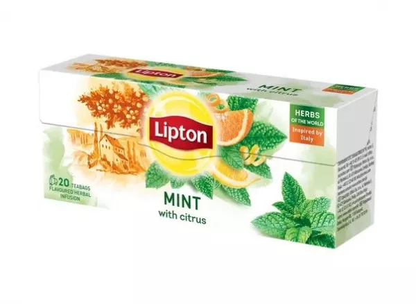 Lipton ceai de plante (menta si citrice) 20 plicuri
