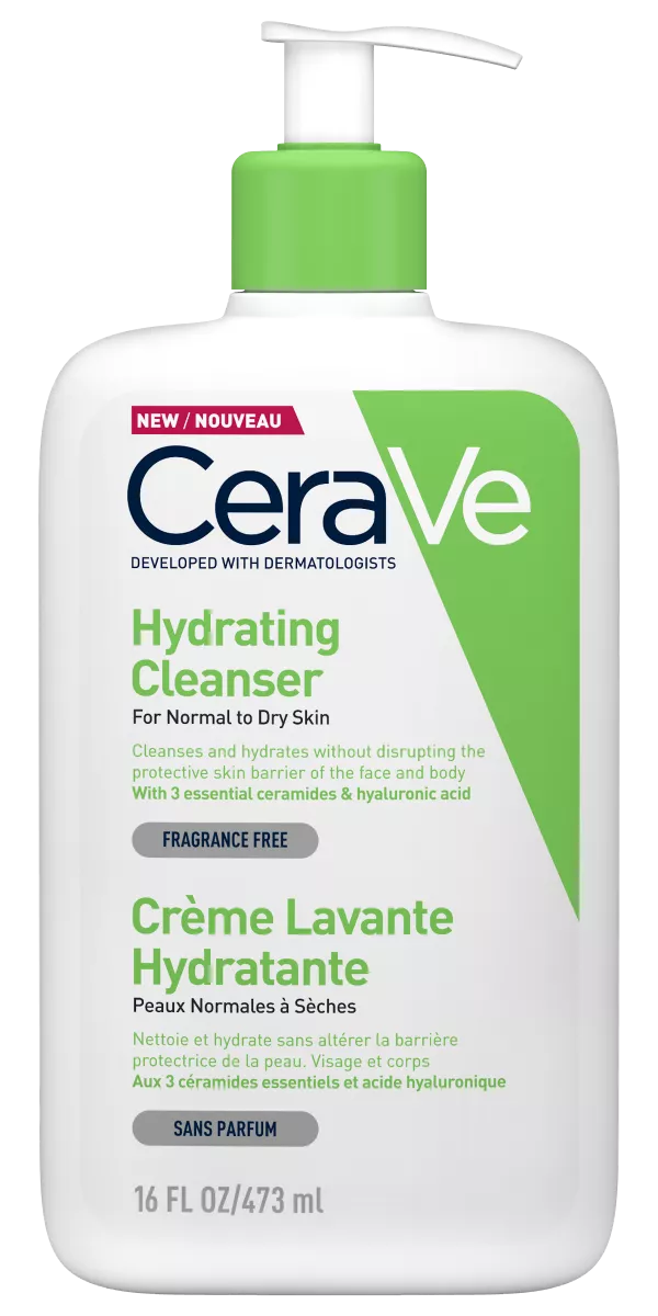 CeraVe gel de spalare hidratant, piele normal-uscata, 473ml