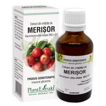Extract din mladite de MERISOR - Vaccinium vitis idaea MG-D1 (PlanExtrakt)