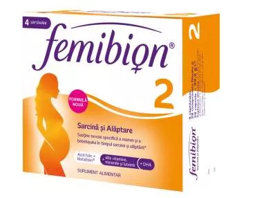 Femibion 2 Sarcina si alaptare x 28cpr + 28cps