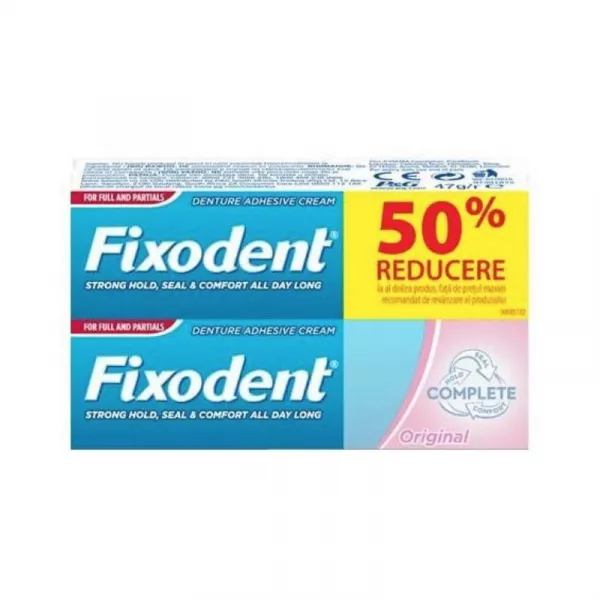 Fixodent Complete Original duo-pack promo 2x47g