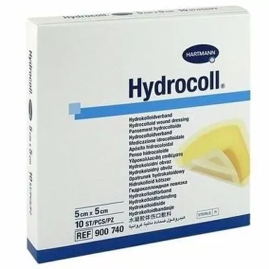 Hartmann Hydrocoll 5cm x 5cm, pansament hidrocoloidal x 10buc