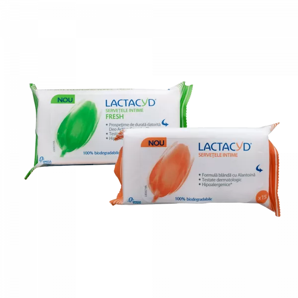 Lactacyd servetele intime fresh x 15buc