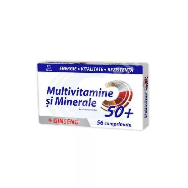Multivitamine + minerale 50+ x 56cp (Zdrovit)