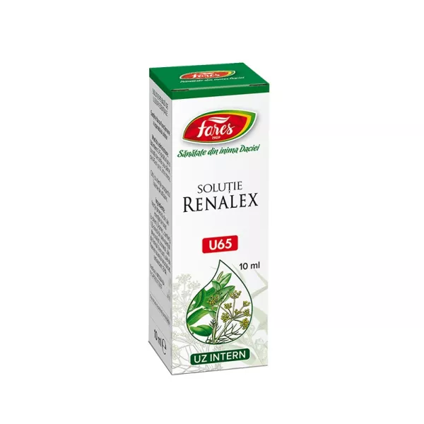 Renalex solutie, U65, 10 ml, Fares