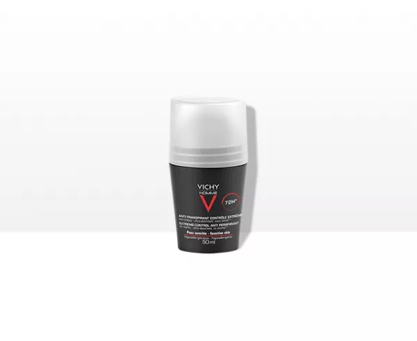 Vichy Homme Deo roll-on control extrem antiperspirant eficacitate 72h, 50ml