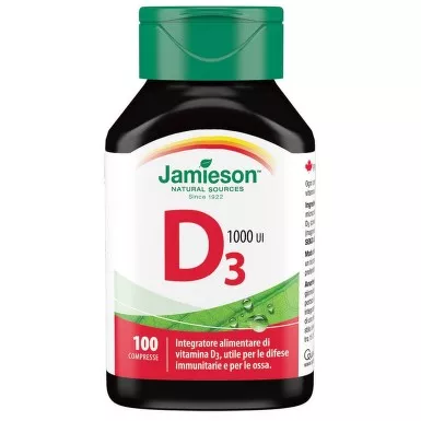 Vitamina D 1000UI x 100 tablete, Jamieson