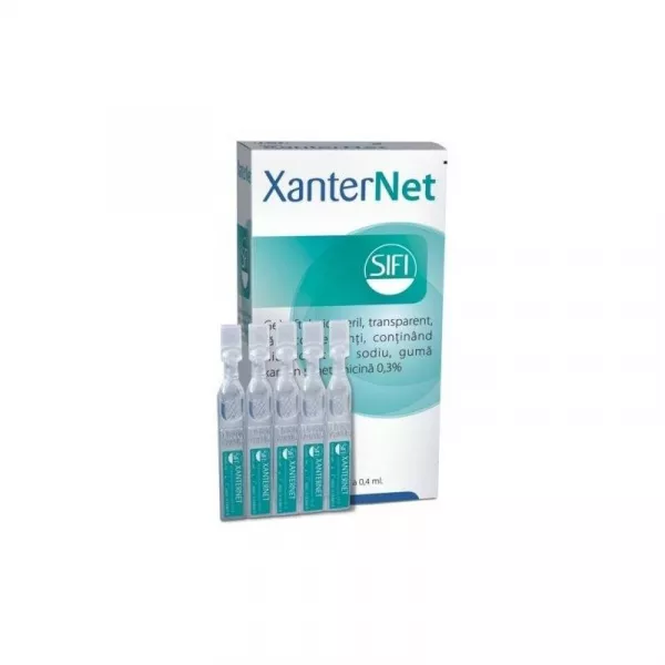 Xanternet gel oftalmic 0.4ml x 10 fl monodoza