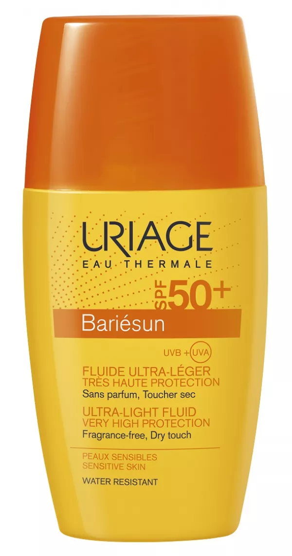 Uriage Bariesun SPF50+ fluid lejer protectie solara 30ml