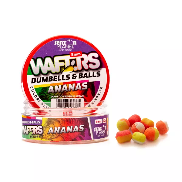 WAFTERS DUMBELLS & BALLS BICOLOR ANANAS 8mm 30g
