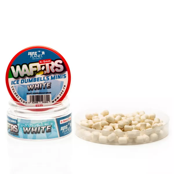 WAFTERS ICE DUMBELLS MINIS WHITE 4-5mm 15g