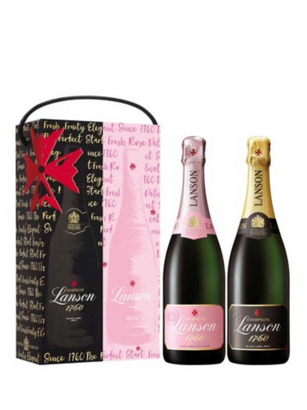 Black & Rosé, champagne 2 x 0.75 L