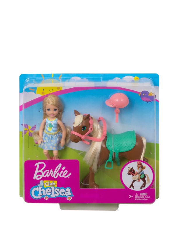 Papusa Barbie Chelsea si ponei