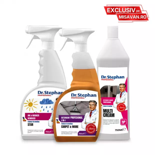 Detergent tapiterii si covoare Dr. Stephan Carpet&More 750ml