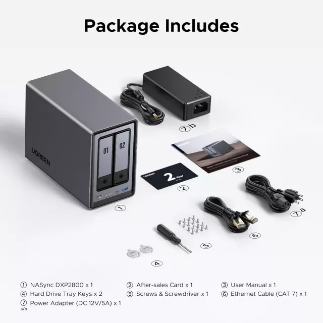 ❦ UGREEN NASync DXP2800 ❦ UGREEN NASync DXP2800 | Coolblue | NAS