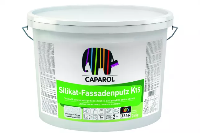 TENCUIALA DECORATIVA Silikat-Fassadenputz K15 Tencuială